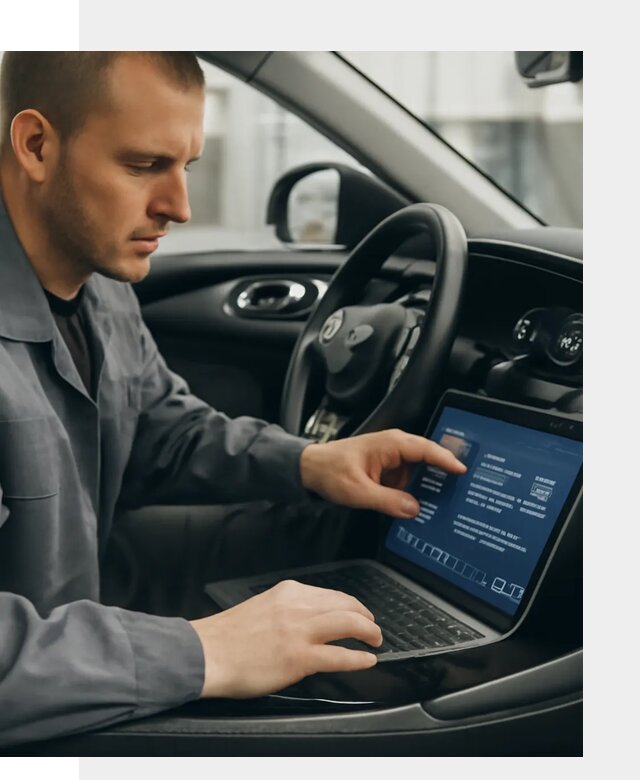 Русификация приборной панели автомобиля Lynk Co в Оренбурге
